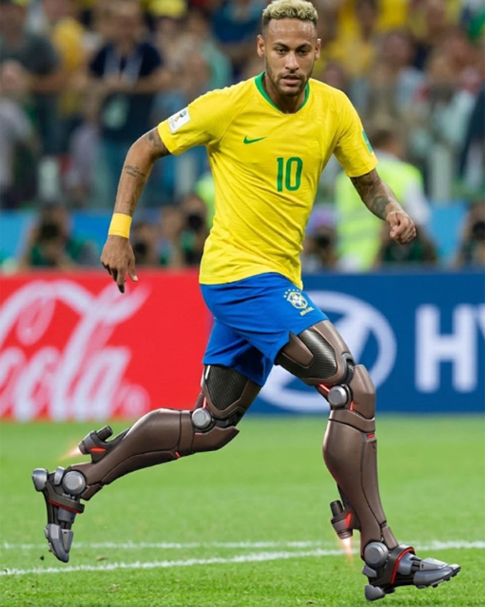 TeamBrazilOW's tweet photo. 🚨URGENTE!!!🚨

Neymar considera trocar suas pernas por pernas robóticas para poder jogar a Copa do Mundo de 2026  Em entrevista: “Quero dar carrinho igual a soujorn”

Vale a tentativa? https://t.co/Rlz1M9hYMT
