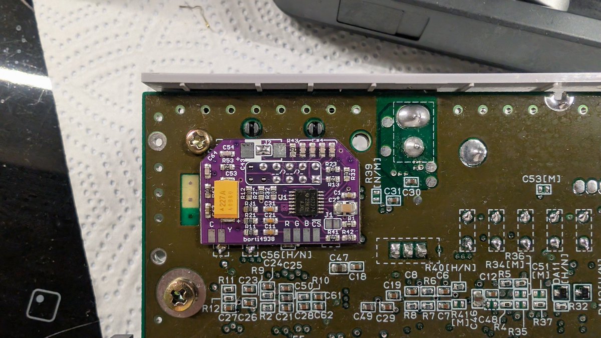 hitmanmcc's tweet photo. Brought this well-kept Super Famicom Jr. (SHVC-101) up to spec: recap, 7805 swap, full cleaning, Borti4938 RGB bypass, plus the brightness and ghosting fix component swaps. Verified on Tink4K and PVM. Full write-up in the reply.
#SuperFamicom #SNES #ConsoleMod #1Chip https://t.co/UXKXhclsuX
