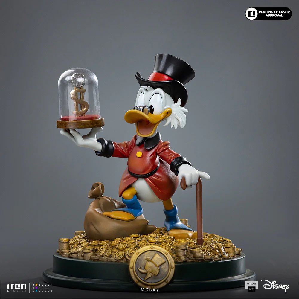 DuckTalks's tweet photo. Uncle Scrooge Mcduck - DuckTales - Art Scale 1/10 Regular Edition ($249.99)- @IronStudios https://t.co/6qSIOlpvwE
