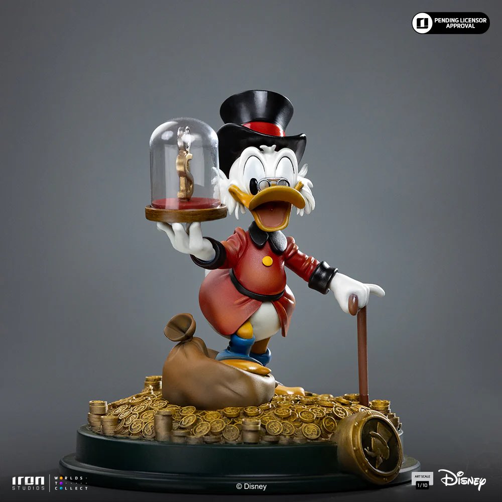 DuckTalks's tweet photo. Uncle Scrooge Mcduck - DuckTales - Art Scale 1/10 Regular Edition ($249.99)- @IronStudios https://t.co/6qSIOlpvwE