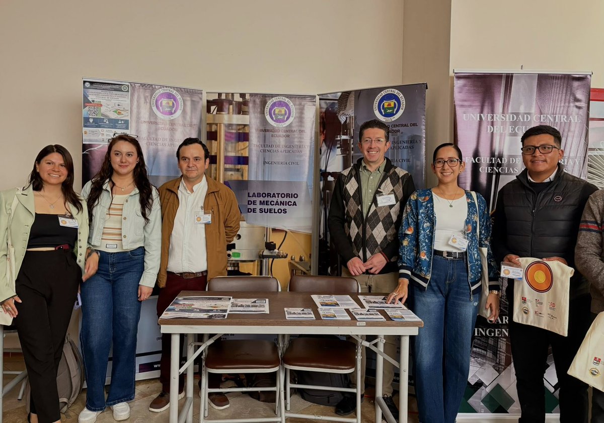 fingca_uce's tweet photo. La Facultad de Ingeniería y Ciencias Aplicadas de la Universidad Central del Ecuador participó en las IX Jornadas en Ciencias de la Tierra, evento organizado por la Escuela Politécnica Nacional.
Más información 👇
https://t.co/TV0UqezdMb https://t.co/51WUnkLdrd
