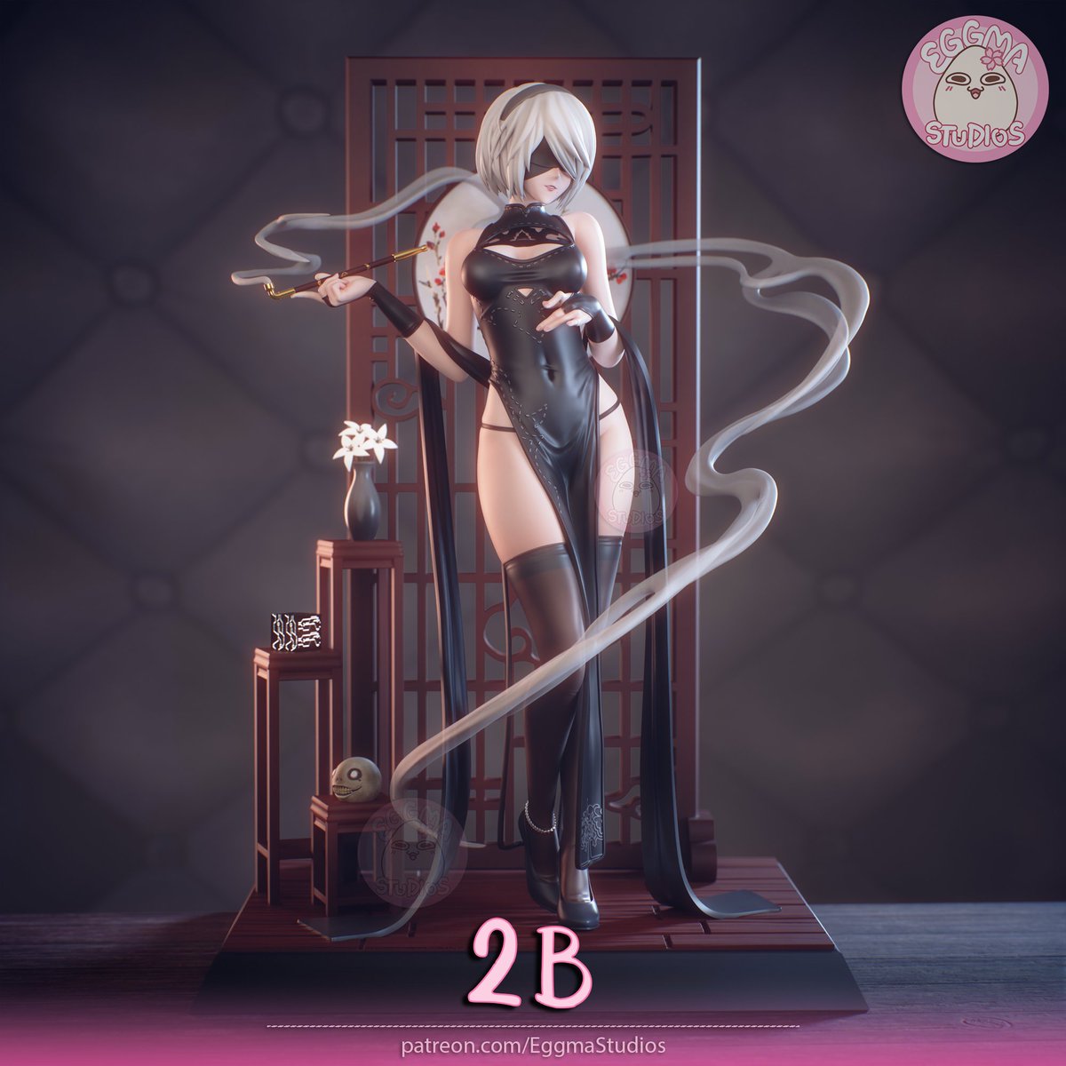 EggmaStudios's tweet photo. Elegant 2B 😌
#NieR_Automata https://t.co/COG0wriL08