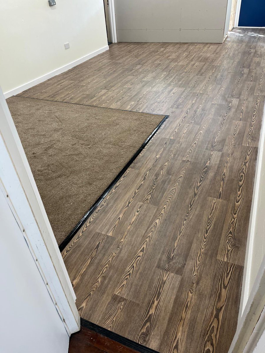 FCFdenton's tweet photo. Polysafe Wood FX with carpeted area and diminishing edging.  https://t.co/O7Msn4M3rD   0161 320 9723 https://t.co/9Sy1ZWe6Uq