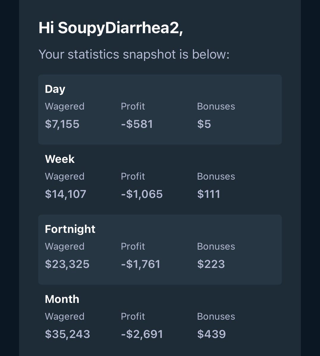 ItsSull3y's tweet photo. @CreativeCityWin @StakeEngineRGS Please I am down down bad soupydiarrhea2 https://t.co/6gJpsISXbX