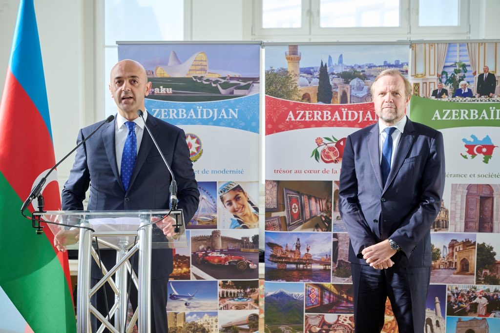 IsmayilovFN's tweet photo. Strasburqda Azərbaycanın Avropa Şurası yanında Daimi Nümayəndəliyinin təşkilatçılığı ilə 28 May – Müstəqillik Günü münasibətilə rəsmi ziyafət təşkil olunub.
https://t.co/XNhJX12RyQ https://t.co/ai0nJsVbH8