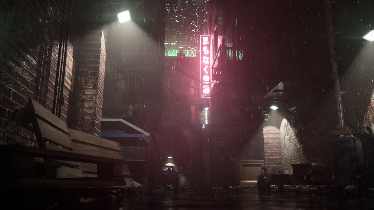 ReaperzUEFN's tweet photo. A very wet city. 
#UEFN #Fortnite https://t.co/sDQNgNLZdJ