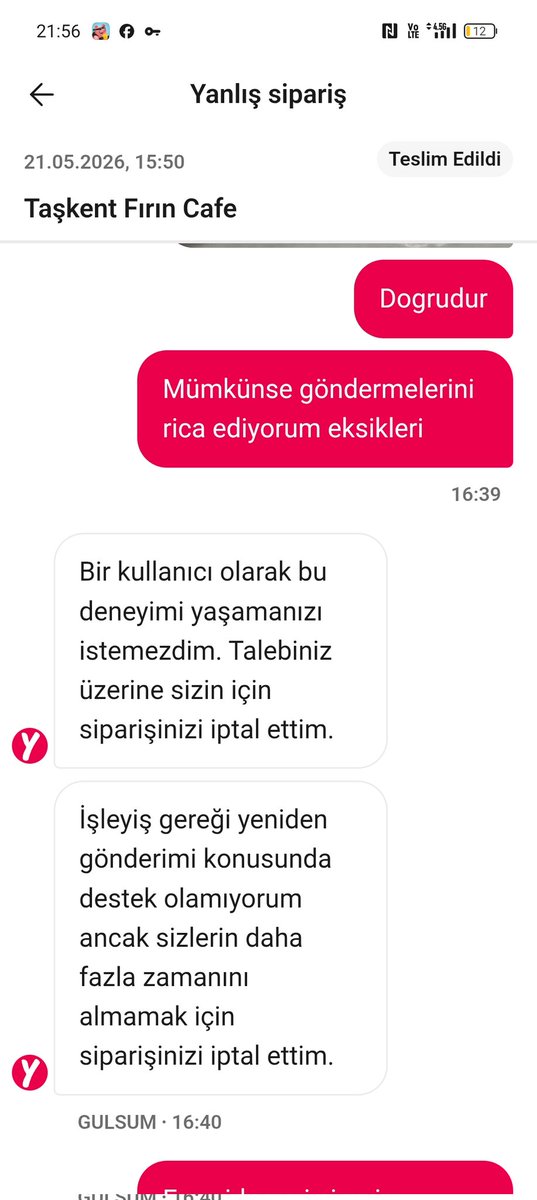 _suskuca_'s tweet photo. @yemeksepeti Siparişim teslim edilmedi... Müşteri temsilcisi iptal ettik yazmış.. Tutar 28 tl olarak güncellenmiş.. Fakat benden 337 tl aldınız.. İade etmiyorsunuz.. 21 mayıstan beri peşinizden koşuyorum.. https://t.co/nQFkl3Bc8h
