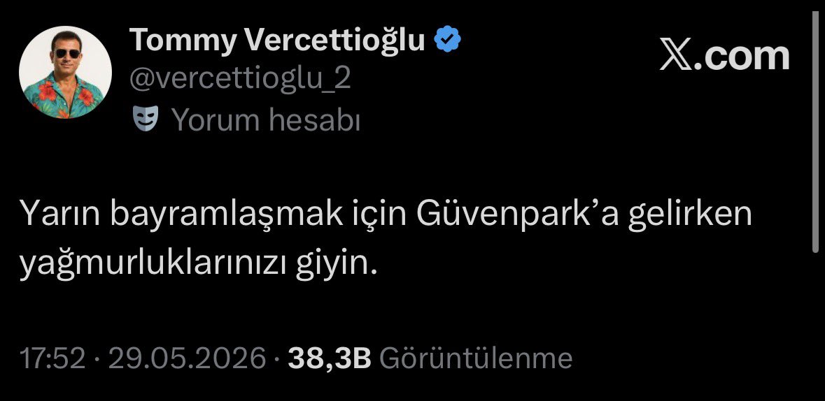 Tommy Vercettioğlu tweet media