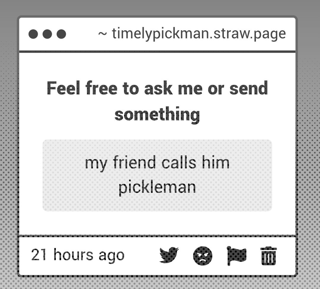 Timely Pickman! tweet media