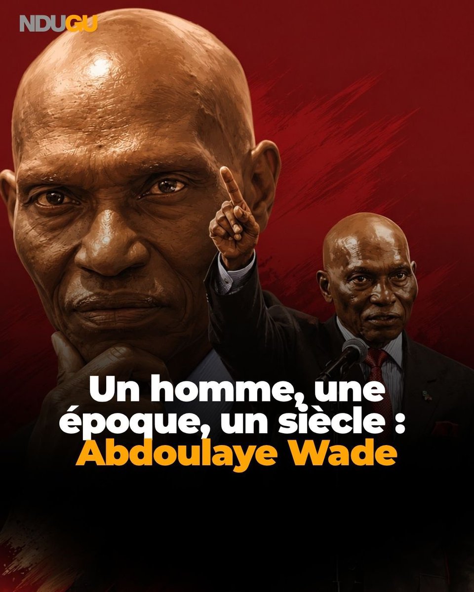 vrainuru's tweet photo. 🇸🇳 Abdoulaye Wade fête ses 100 ans. Juriste, professeur, fondateur du PDS et président du Sénégal de 2000 à 2012, il demeure l’une des figures les plus marquantes de l’histoire politique sénégalaise. #AbdoulayeWade https://t.co/Mu58gKjzeU