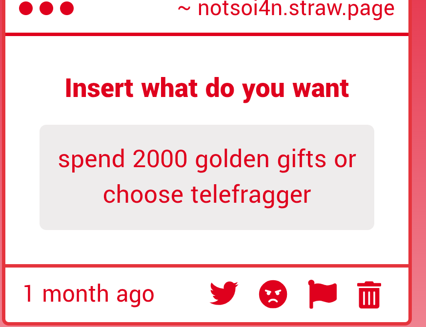 Clear All Telefragger, Do a backflip Voidbreaker tweet media