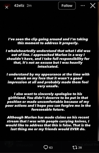 Raxon30's tweet photo. @kpbbie @clapppio 😭guy did a whole lot of nothing, and then apologised like the bitch he is https://t.co/8SGPVnG9t8