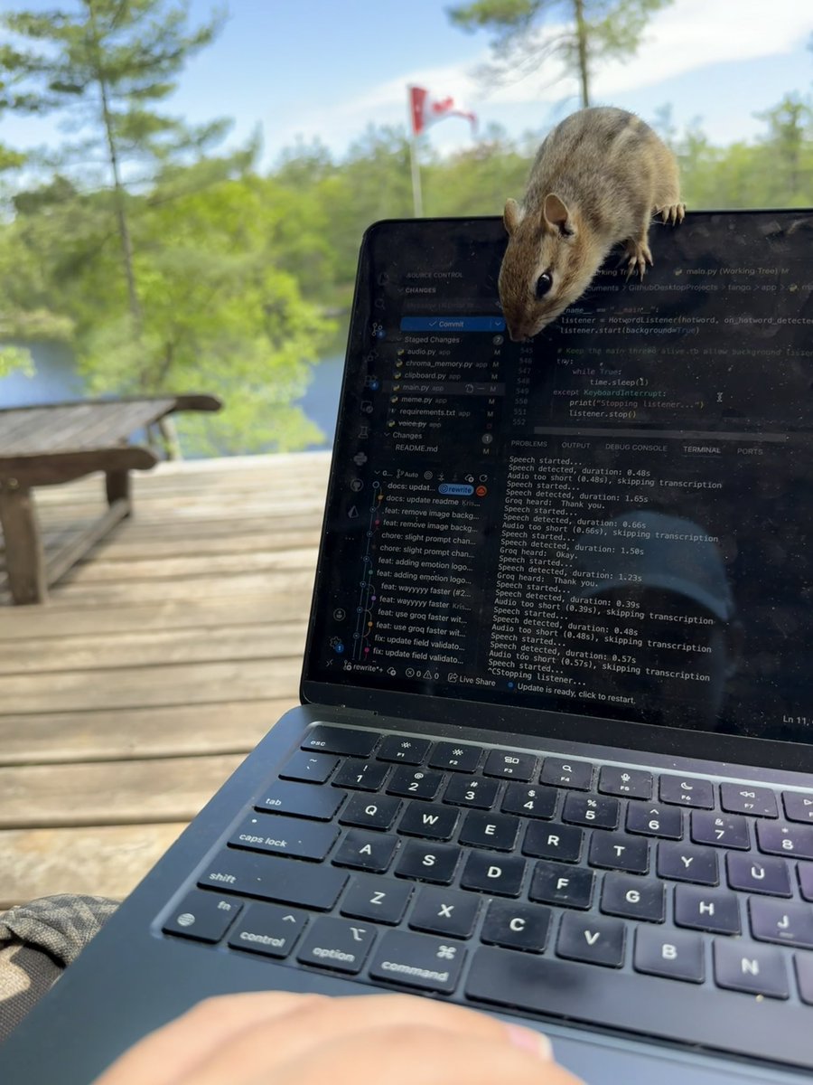 rachelledeman's tweet photo. in canada we have chipmunks instead of claude https://t.co/Qgxey7AuyI