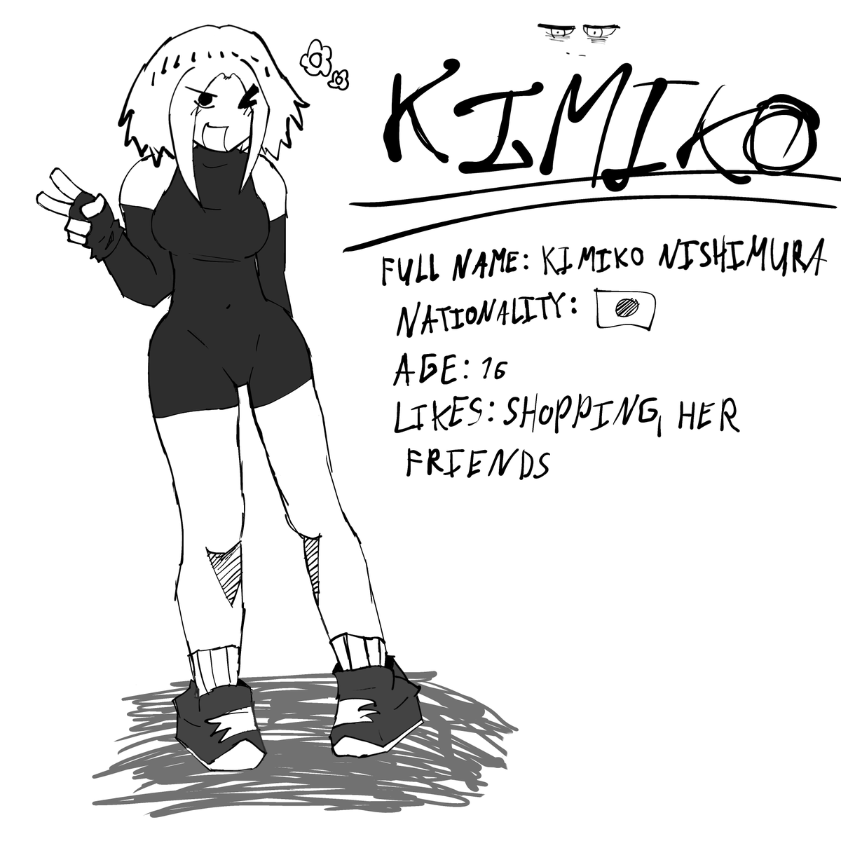 YUJITHEFASTEST's tweet photo. Kimiko ! https://t.co/osjaWdvWYP