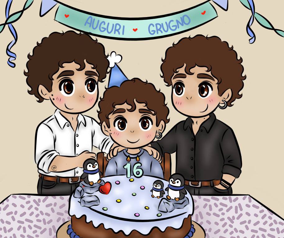 TheSmilingGirl's tweet photo. 993) Vi lascio questo splendido disegno di @mena01601 per salutarvi e ringraziarvi per esser rimasti qui fino alla fine.
Non ci sono abbastanza parole per esprimere tutta la gratitudine che provo 🥹 
Alla felicità conquistata, alle stelle e ai pinguini 🩵🐧⭐️
I BaleFe vi amano 🍀 https://t.co/rTVy2AfC3k