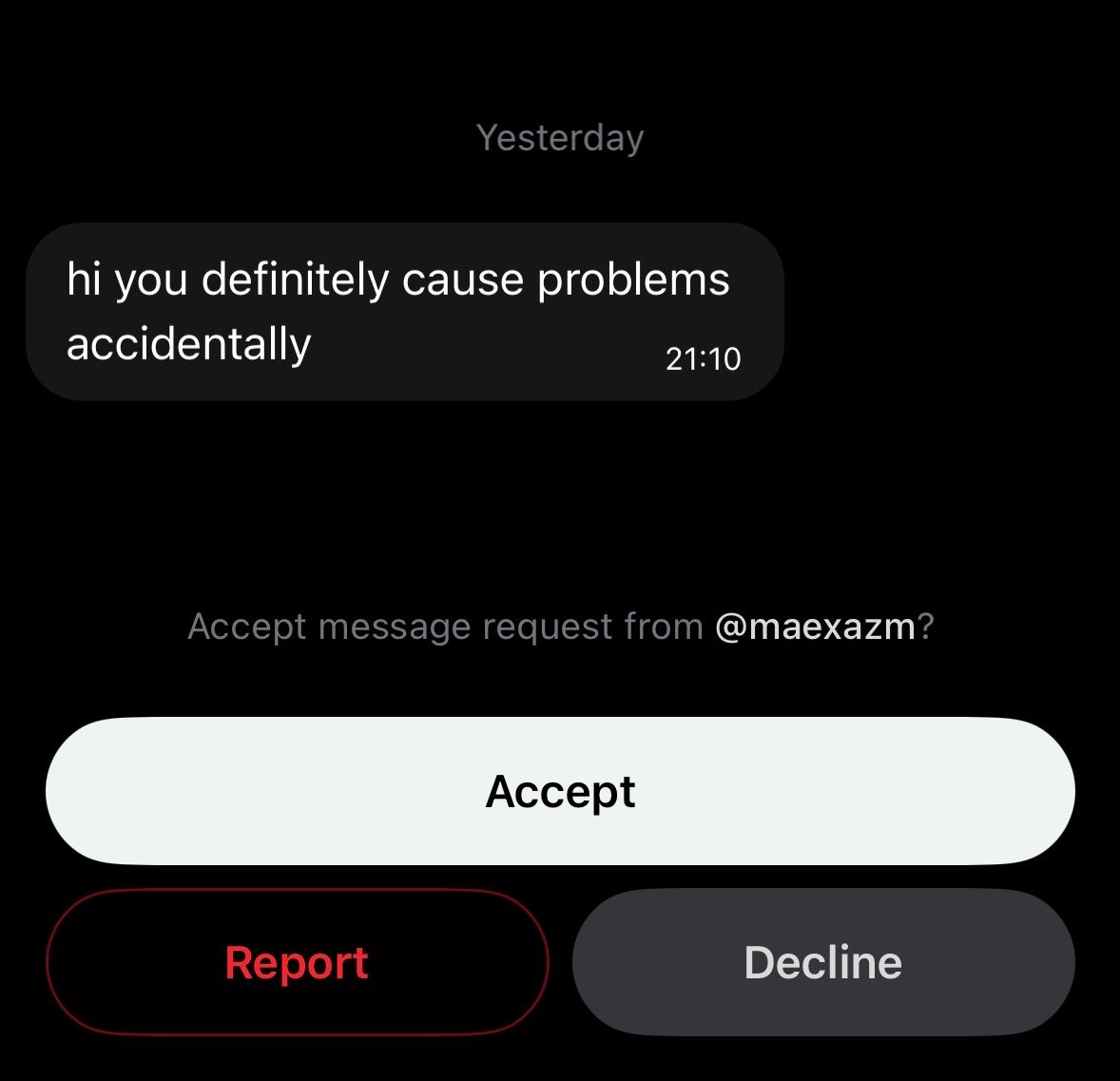 oudboard's tweet photo. the bots in my requests are developing impressive levels of perceptiveness https://t.co/tkg6oKjp9n