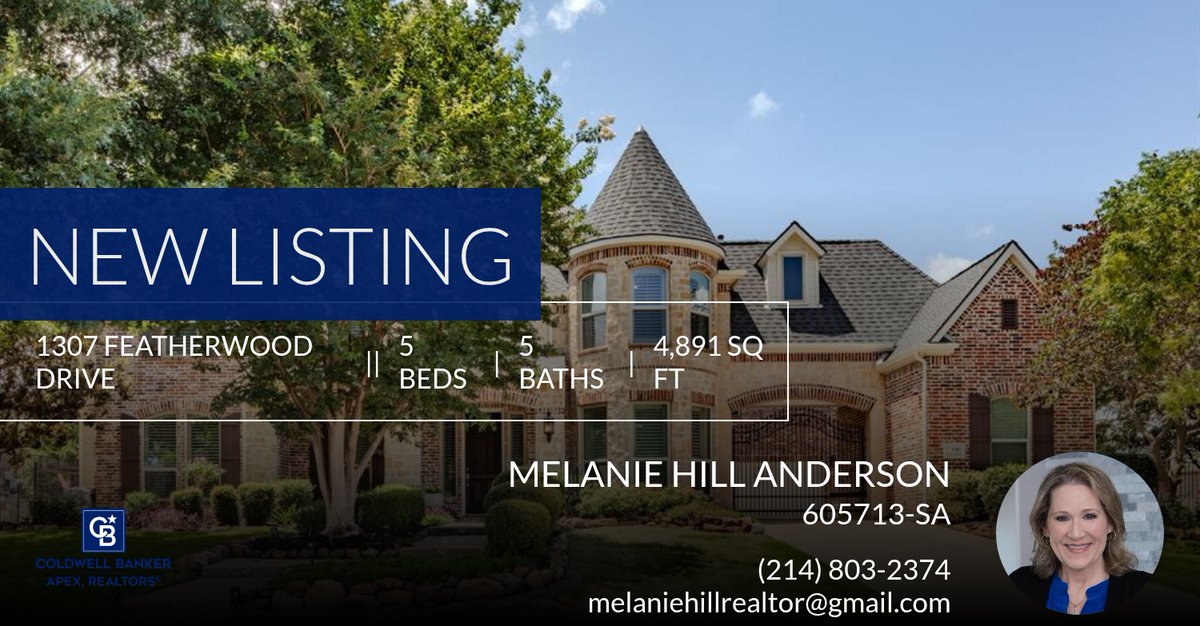 MelanieHRealtor's tweet photo. 📍 New Listing 📍 Take a look at this fantastic new property that just hit the market located at 1307 Featherwood Drive in Murphy. Reach out here or at (214) 803-2374 for more information!

Listed by Arlene Mangrum

Melanie Hill An... https://t.co/ZzghHjDpsr https://t.co/D3dT77zKT3
