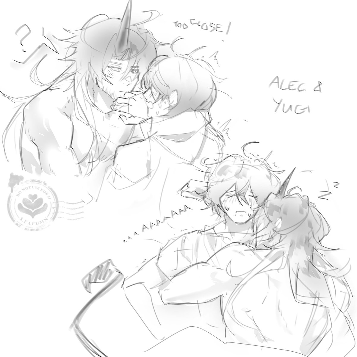 leafumn's tweet photo. Casual bestfriend interactions 
#oc #doodle https://t.co/9vBsLZzGDK