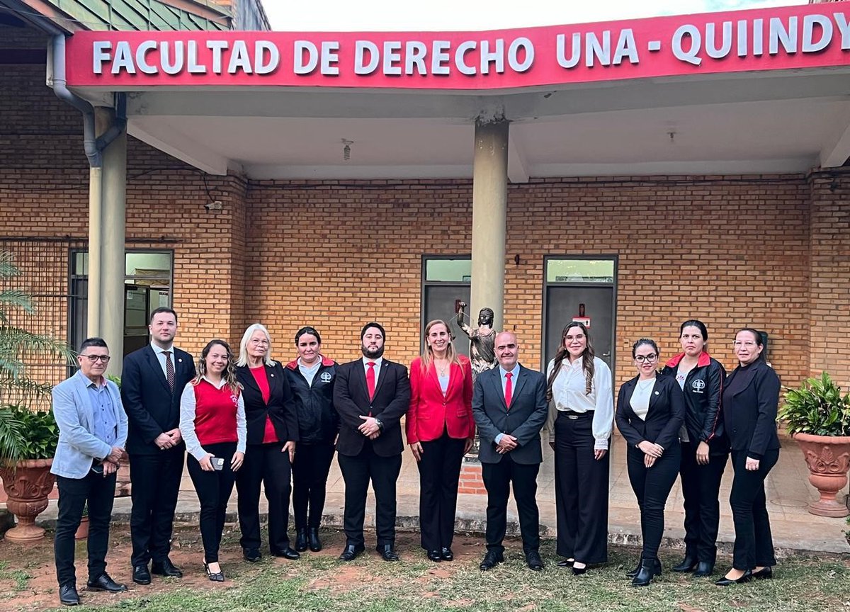 TuCronista's tweet photo. Decano de Derecho UNA constata excelencia académica en visita protocolar a la filial de Quiindy https://t.co/8vuZkEZJii https://t.co/zjuBBo68Q8