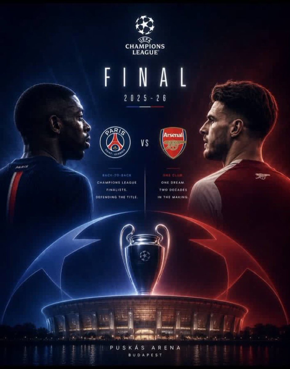 Lemonbriz's tweet photo. 🚨🎙️ Diego Simeone on Arsenal vs PSG Champions League Final:

“On the television, Arsenal look like a team you can handle. With good organisation, nice movement, you think they’re beatable. 

We saw the same before the semi-final. Then we faced them on the pitch and understood the difference — they press relentlessly and fight for every ball. It’s not the same as watching from the sofa. 
You can ask Chelsea, they know this very well.”
“Tomorrow? Two teams that press like animals. Arsenal never stop, and PSG… they also know how to press high and kill you in transitions. It will be a war. Duels in every metre, bodies flying, no space to breathe. A final of suffering, intensity and heart. Whoever fights more, whoever endures more pain until the last second… that team wins.”