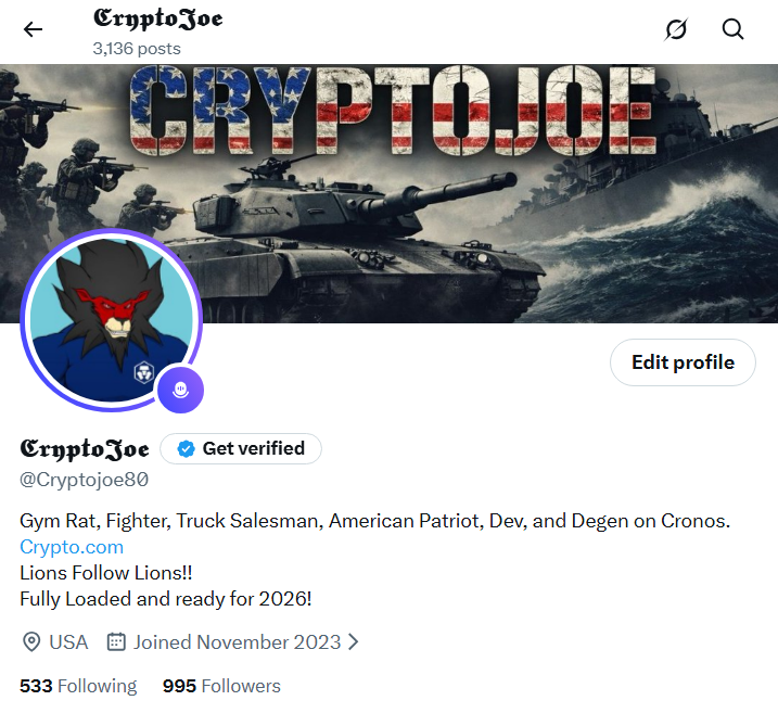 Cryptojoe80's tweet photo. So Close to 1k followers, Can i get a follow to reach this small milestone.  5 to Go! https://t.co/8oRfZrjBBT