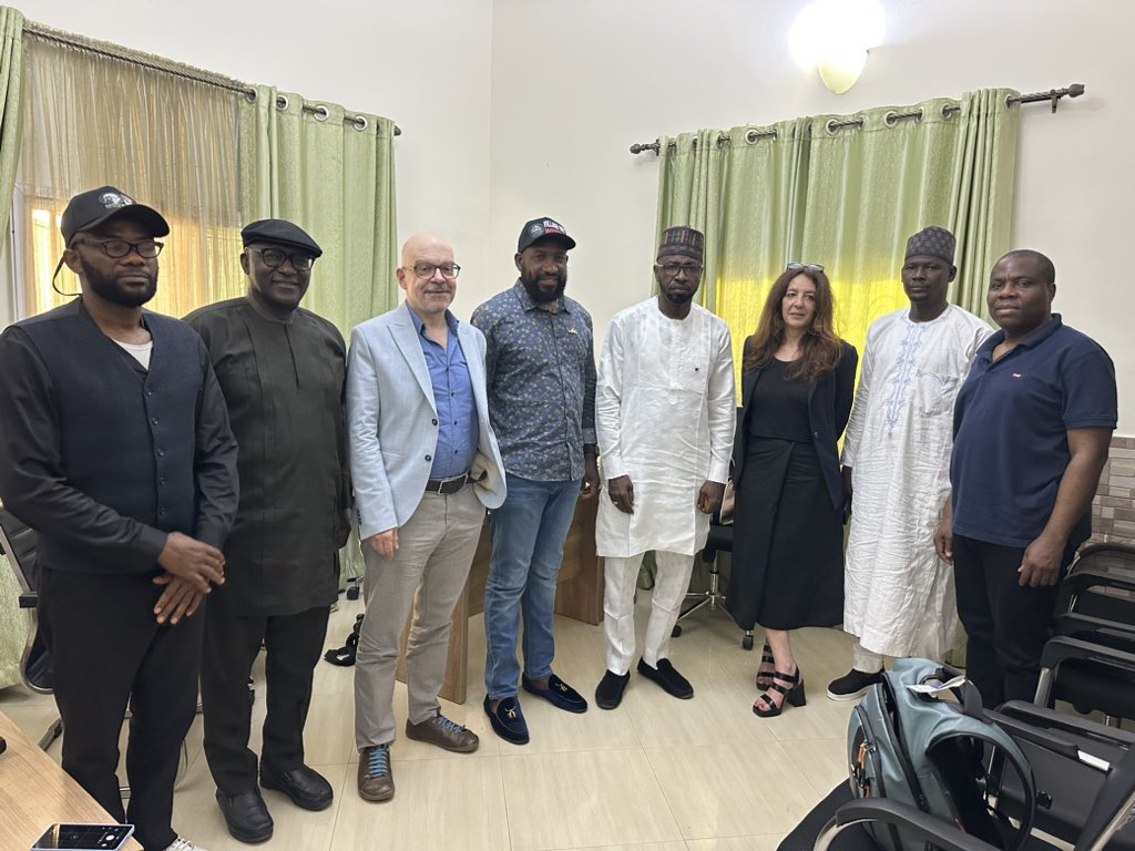 PO_GrassRootM's tweet photo. The Obidient HQ received a delegation from the European Union Fact-Finding Mission. They were hosted by Dr. @YunusaTanko, and the engagement was highly productive, focusing on election integrity and the party’s preparedness for next year’s elections. https://t.co/rpGhSjVtVT