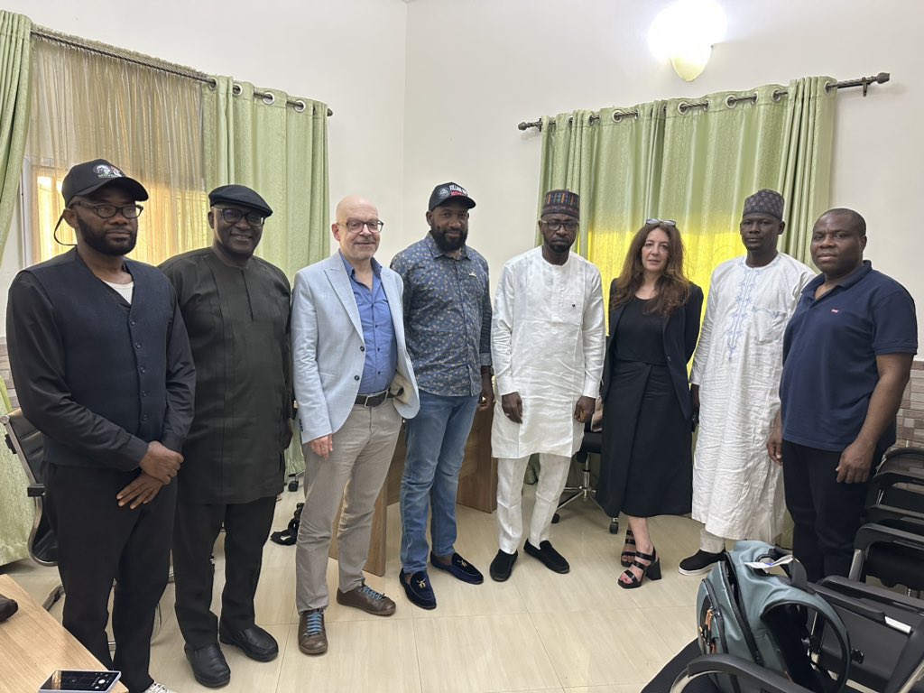 PO_GrassRootM's tweet photo. The Obidient HQ received a delegation from the European Union Fact-Finding Mission. They were hosted by Dr. @YunusaTanko, and the engagement was highly productive, focusing on election integrity and the party’s preparedness for next year’s elections. https://t.co/rpGhSjVtVT
