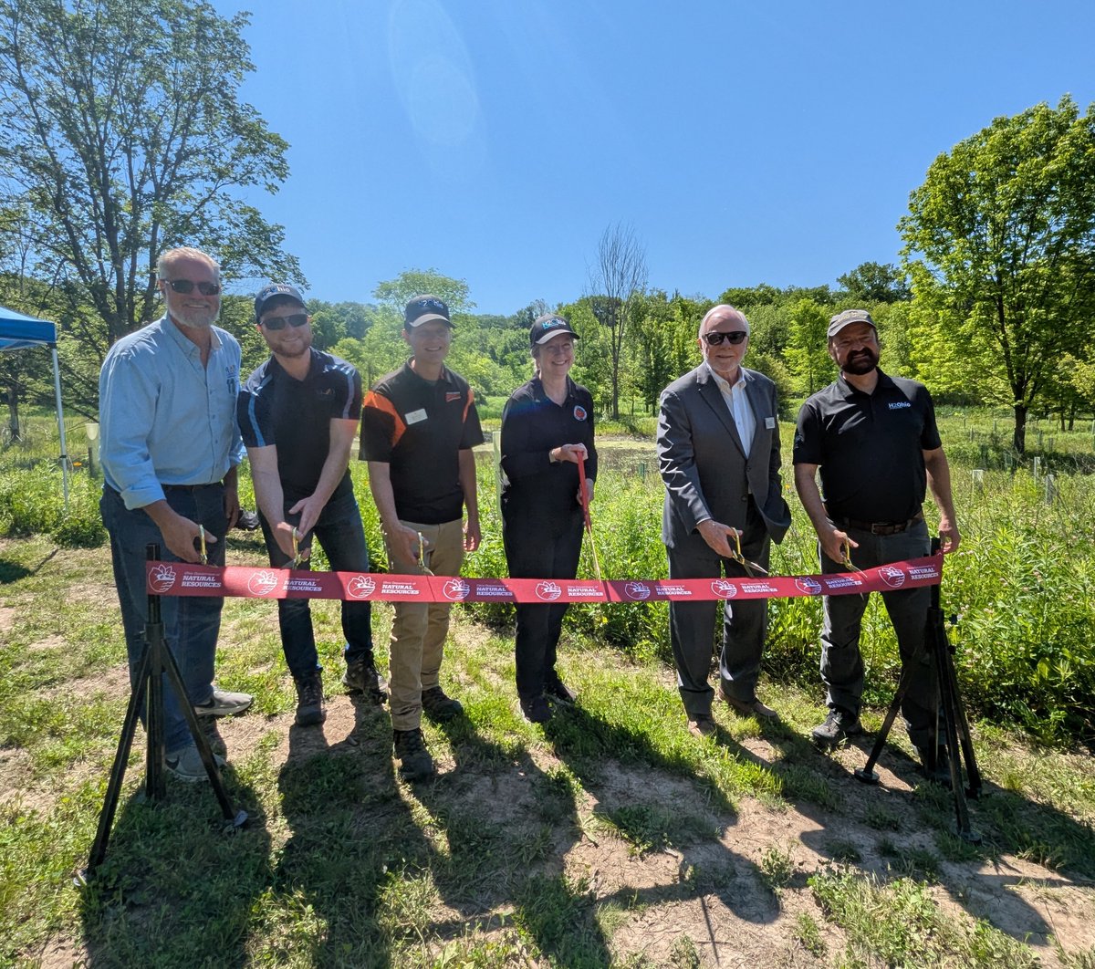 H2Ohio's tweet photo. Yesterday, H2Ohio celebrated the completion of a new 16‑acre wetland complex at the Funk‑DeWald Nature Preserve, managed by Heidelberg University. This project creates meaningful, long‑term water quality and recreation benefits. Learn more: https://t.co/tzAU7DnGBN. https://t.co/gk0WRkchcz