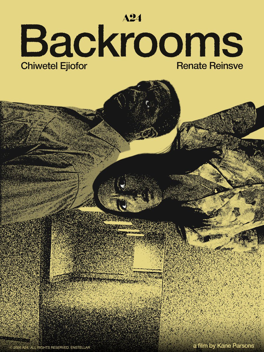 theenstellar's tweet photo. Backrooms Poster 🚪
@BackroomsMov
Graphic Design by @theenstellar

backrooms movie release day = excuse for me to disappear into photoshop for 6 hours and make this 🫠
#backrooms #thebackrooms #analoghorror #graphicdesign #poster #posterdesign https://t.co/XRA6mp3mRq