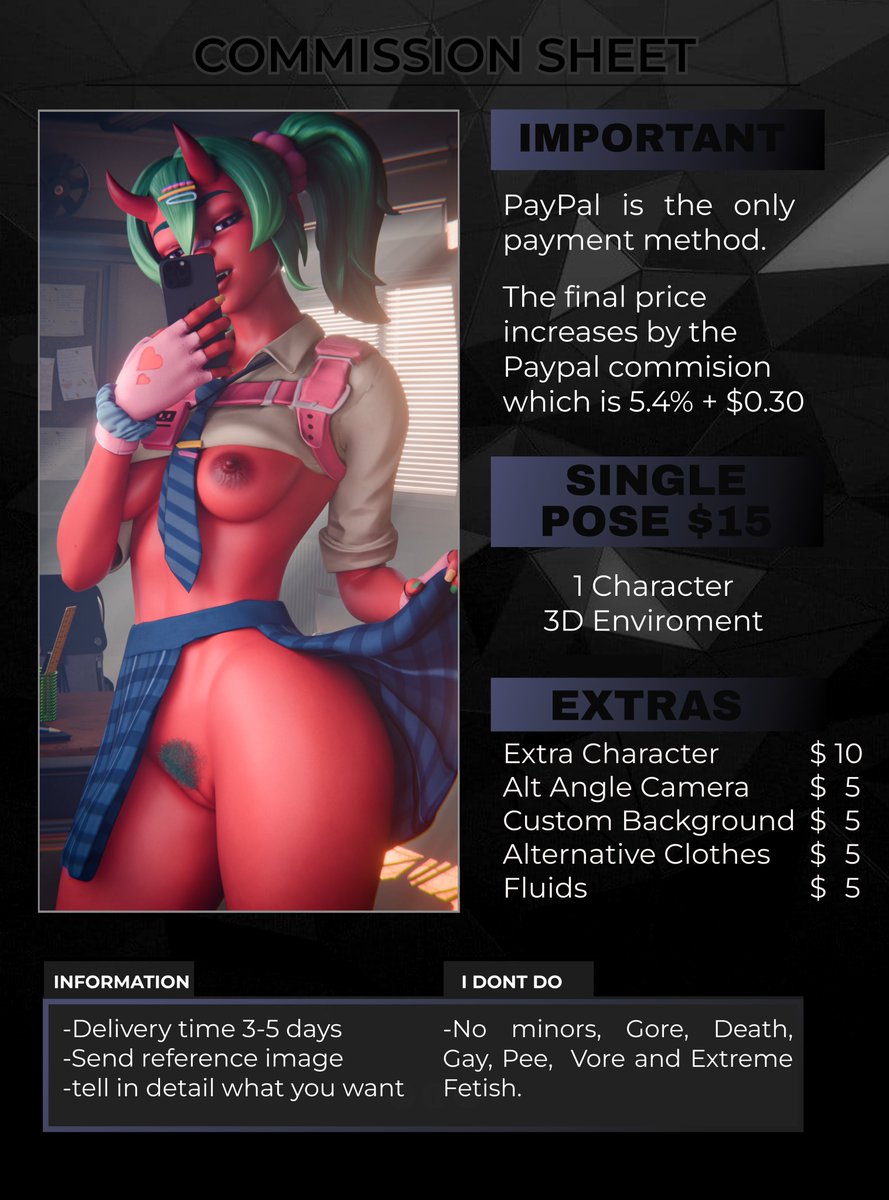 Bai3d (Commissions open) tweet media