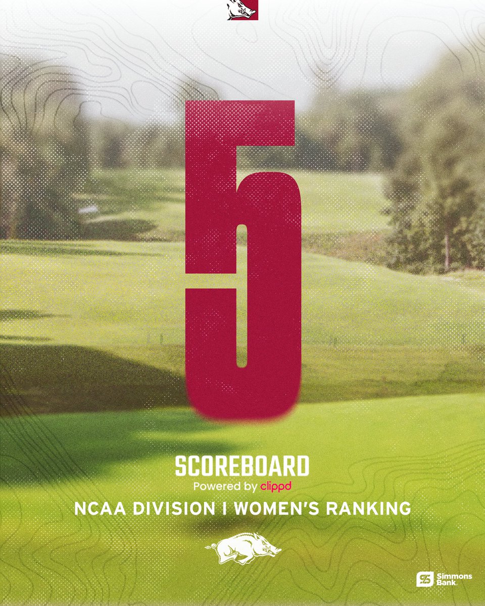 RazorbackWGolf's tweet photo. Top 5 final ranking for back-to-back seasons π«‘ https://t.co/tLLuhk6Y0a