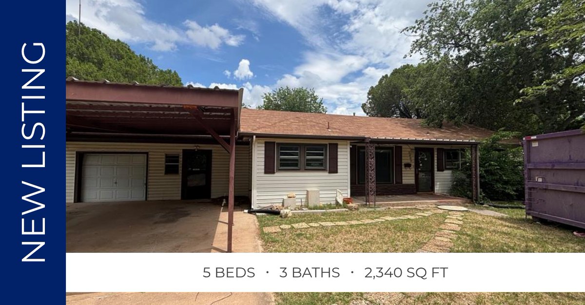 RealtorCeleste's tweet photo. 📍 New Listing 📍 Take a look at this fantastic new property that just hit the market located at 3609 Erie Street in Abilene. Reach out here or at (808) 230-4067 for more information!

Listed by Colt Massey

The Borges Group
Joe 80... https://t.co/VeH2hv0EiP https://t.co/0zSBgPc6YJ