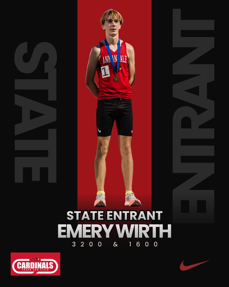 acardstandf's tweet photo. Emery ran two great races in the 3200 and 1600 and punched his ticket to the state meet in both! https://t.co/l7mmpjBuiJ