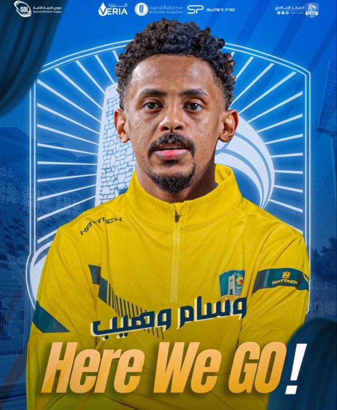 v9fbl's tweet photo. 🚨رسميًا |
توصلت إدارة نادي وج إلى اتفاق مع اللاعب وسام وهيب لتدعيم صفوف الفريق خلال فترة الانتقالات الحالية ✍ https://t.co/g6kV8kmWeM