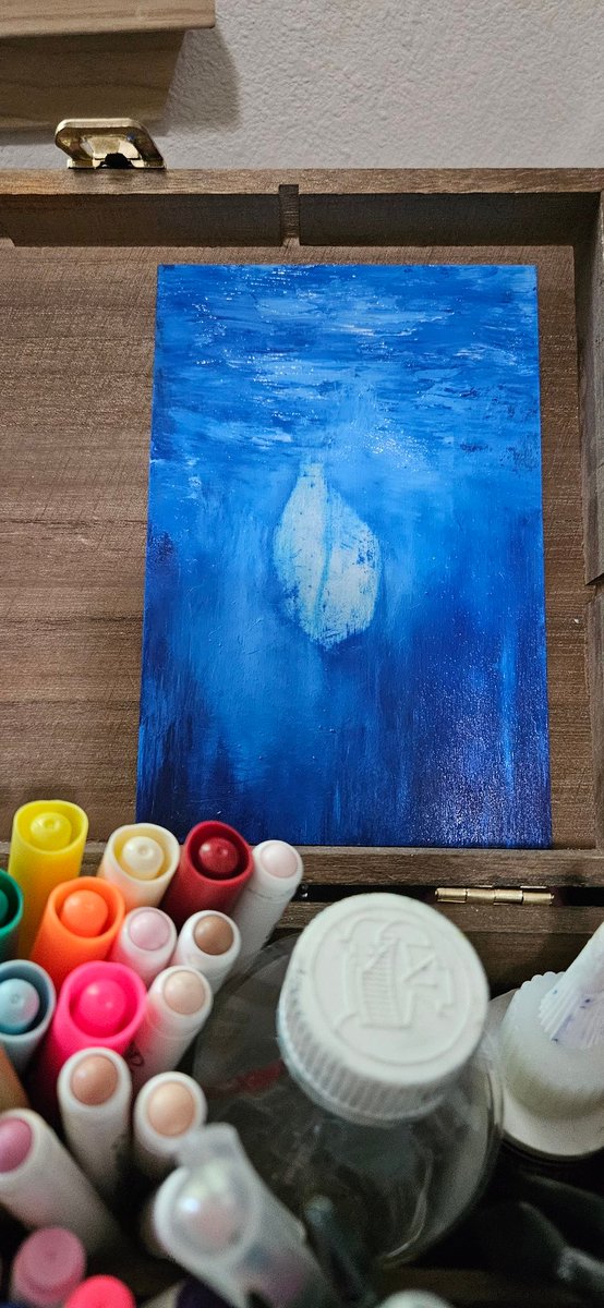 LittleFish_st's tweet photo. Traditional art wips from this week. Oil &amp; Gouache paints. https://t.co/zTcLbnfZqY