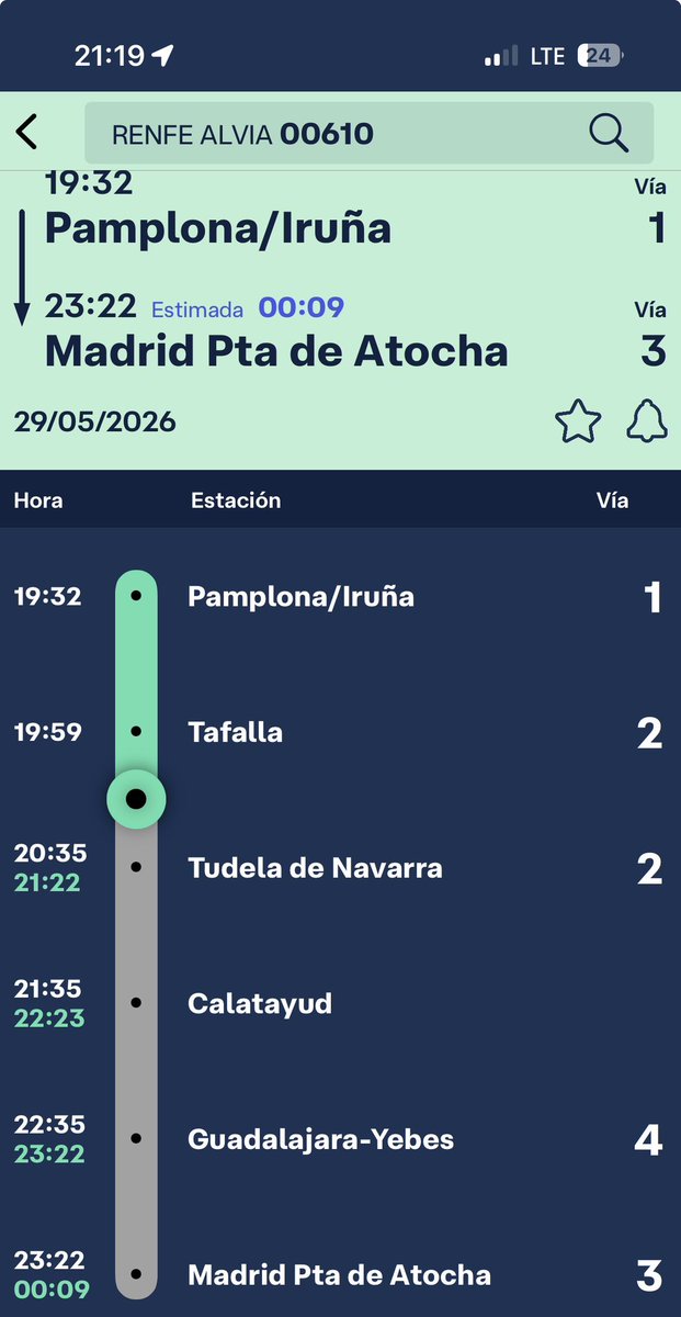 aabadm's tweet photo. Alguien me explica que se tarde más en alta velocidad que en coche? @Adif_es @Renfe https://t.co/KuQIanpgwl