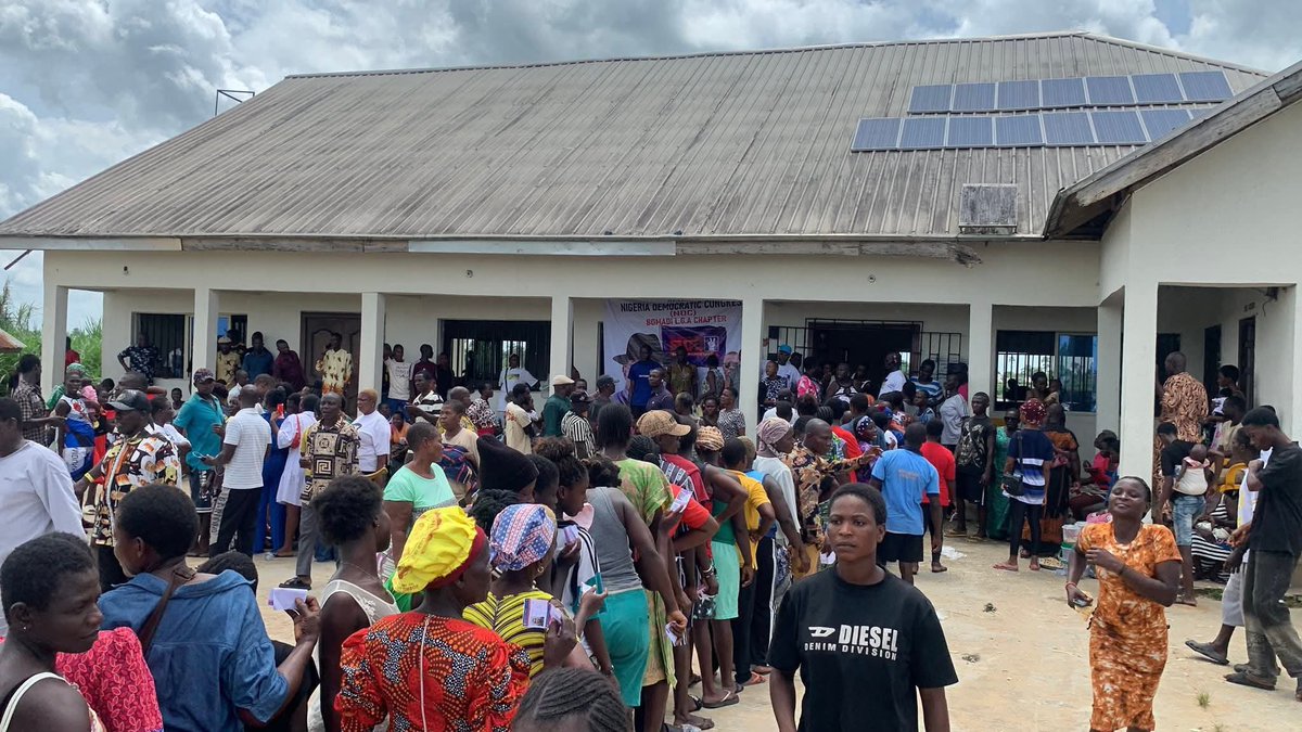 PO_GrassRootM's tweet photo. Dear fellow Nigerians, thank you for coming out in your numbers to peacefully participate in the NDC nationwide primaries. Your passion, unity, and commitment have once again shown that the power to rescue this nation lies in the hands of the people.

If you are tired of hunger, hardship, insecurity, economic decline, and corruption, this is your moment to stand with us. No matter your age, gender, tribe, religion, or status in society, the NDC belongs to you Let’s do it again in 2027.