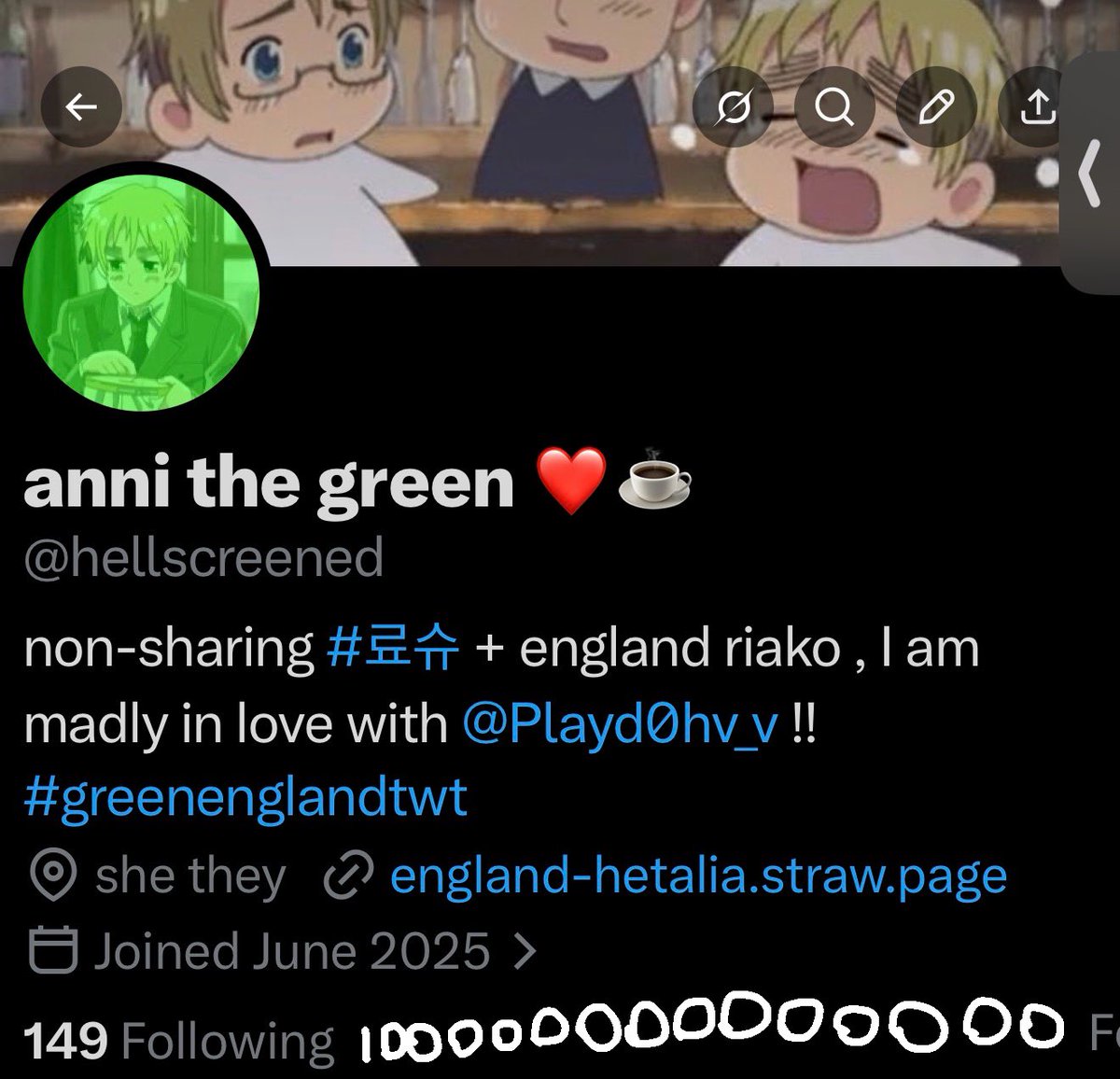 anni the green ❤️☕️ tweet media