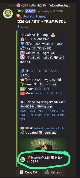 bitbellaa's tweet photo. When the scan and the context cannot get better 😂 145x in $TRUMP https://t.co/uKIw9gyJYg