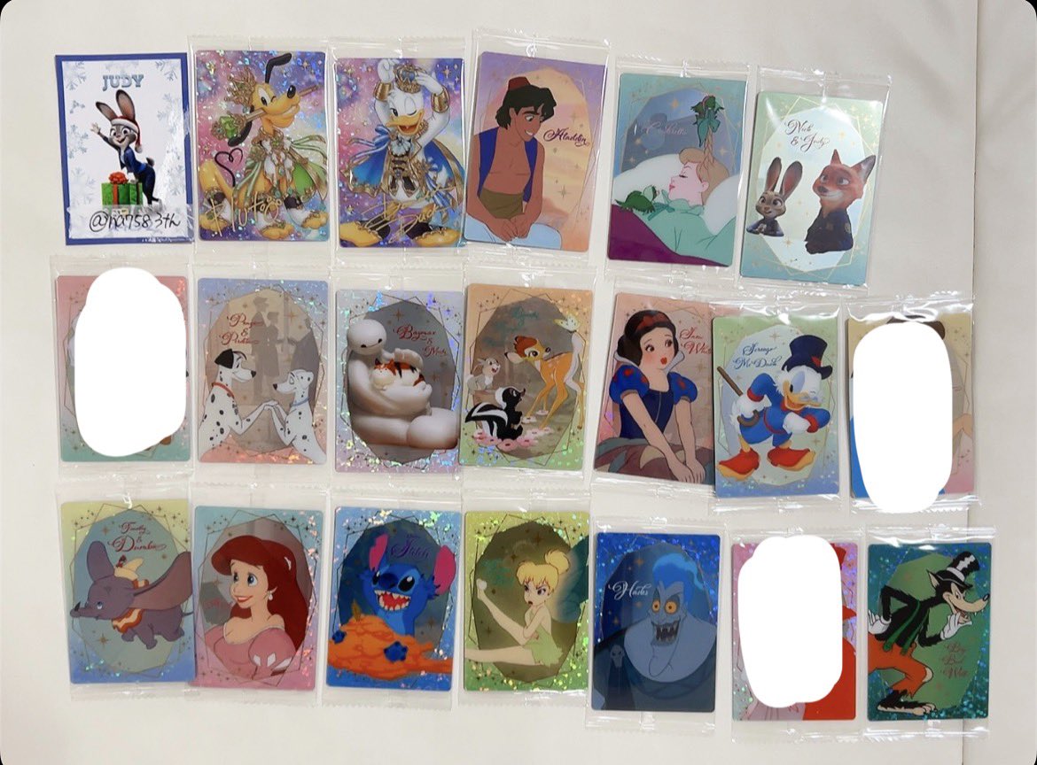 na7583th's tweet photo. 交換　ディズニー Disney ウエハース カード
【譲】画像分

【求】優先:クラリス
　　マレフィセント　アナ雪　
　　第1弾プリンセス　画像②参照
　　譲る分の買取も可100円➕手数料

郵送希望です。SP同士での交換のみで対応します。検索からもお声掛けください。 https://t.co/fzKNrEJ9uZ