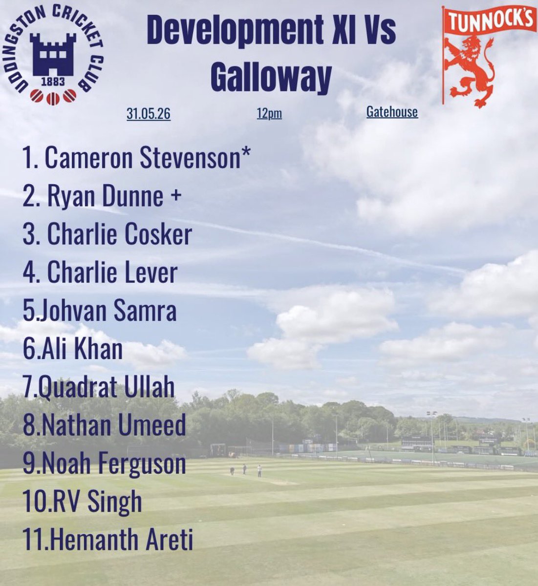 UddyCricket's tweet photo. After a nail-biter last night against West of Scotland in the Rowan Cup, where we snatched defeat from the jaws of victory, here’s some more positive news - our team sheets for this weekend! 

Good luck to all our teams!🙌

@CricketScotland @ScotlandEagles @IPL @ICC @WDCUTracker https://t.co/2cMbuoJdiM