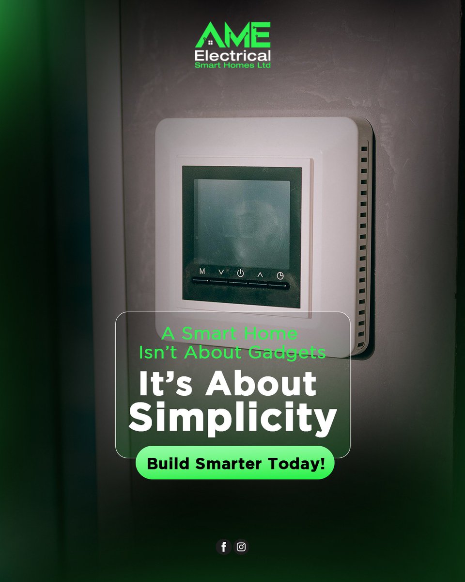 ameelectrical's tweet photo. Live Smarter, Save Energy &amp; Stay Connected!

Speak with our team, get a free consultation call today!
📞 +447929952639 | 🌐 info@ameelectrical.co.uk

#SmartLiving #AMEElectrical #SmartHomeSolutions #HomeAutomation #ModernLiving #TechAtHome #ConnectedLiving #ElectricalExperts https://t.co/BLdrOiARSc