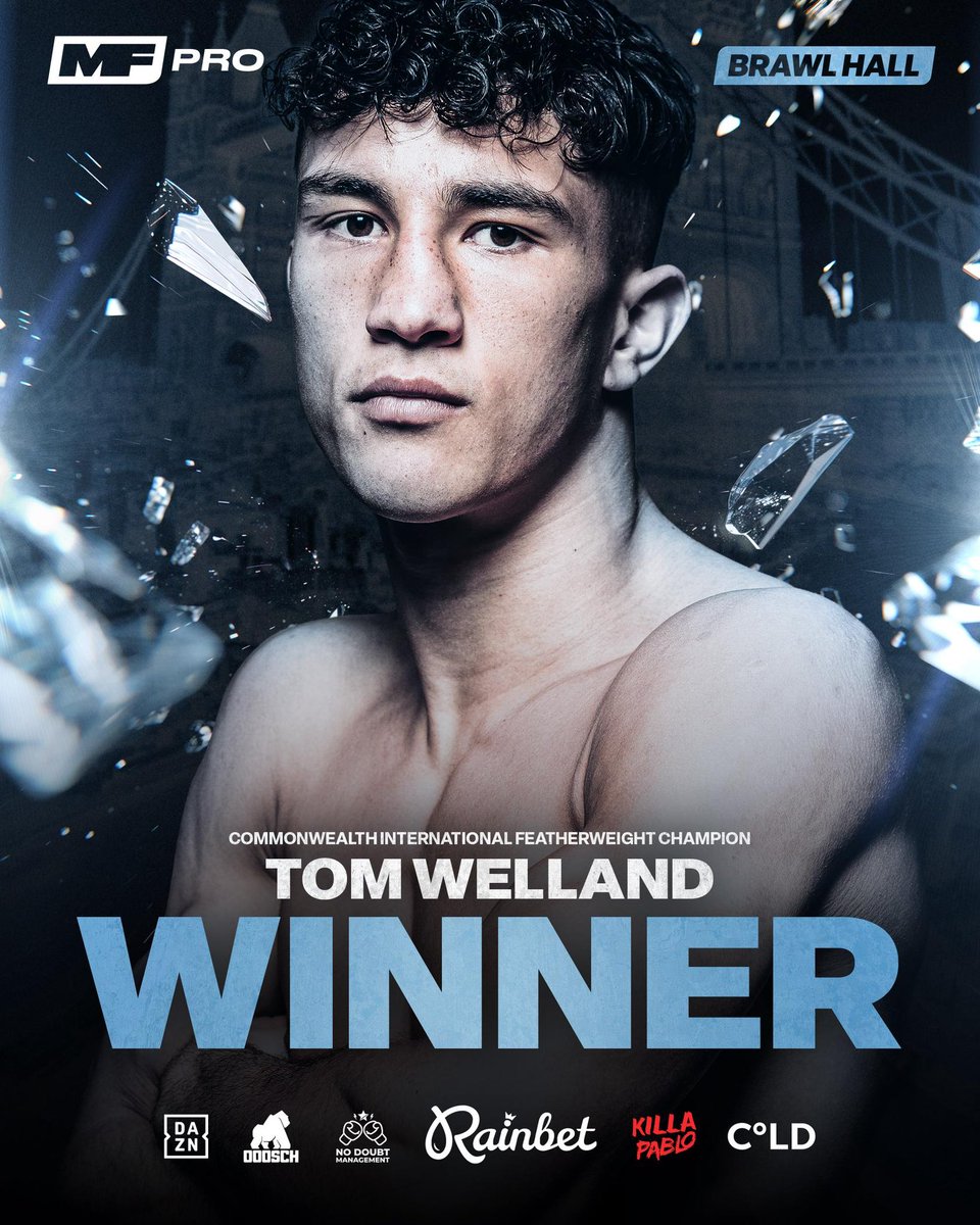 MFProBoxing's tweet photo. π
Tom Welland defeats Saleh Kassim by unanimous decision to become the new Commonwealth International Featherweight champion π₯
Watch #BrawlHall on: @DAZNBoxing πΏ https://t.co/XA5guNlJfO