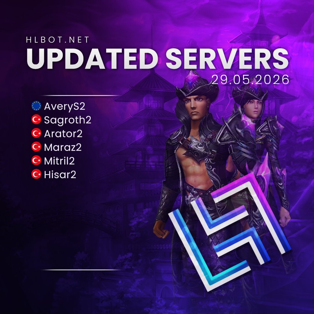 hlbotnet's tweet photo. New servers added 😍#hlbot #metin2

- AveryS2
- Sagroth2
- Arator2
- Maraz2
- Mitril2
- Hisar2 https://t.co/rXUSKZinNW