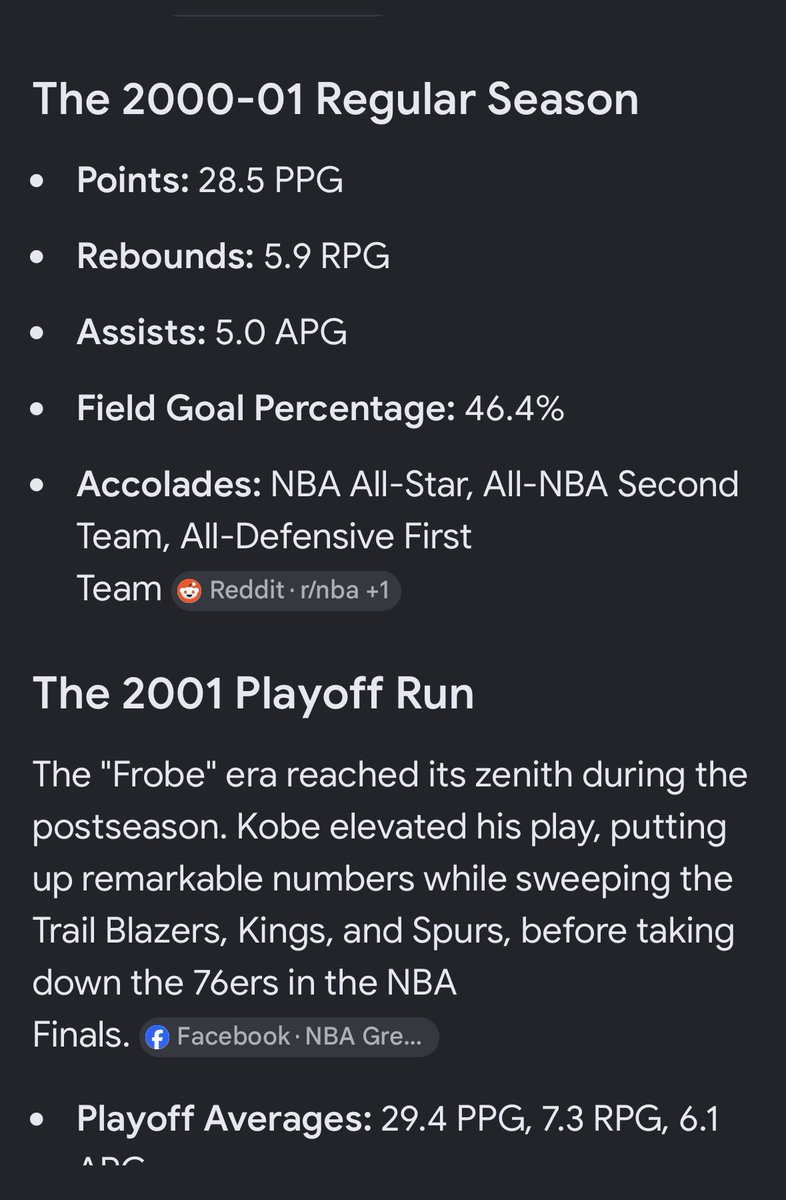 VisionistV's tweet photo. @xtcmakesmehappy @theblockspot Crazy … I remember a guy name Kobe Bryant who at age 22 was just averaging idk … 30 PPG in the playoffs while he also averaged 28 a game in the regular season while being a first team all NBA defender… but hey I guess he never existed https://t.co/RnuMmoIqIe