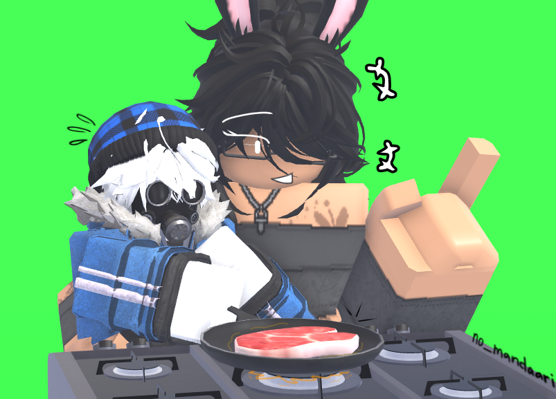 no_mandaari's tweet photo. teach the little one how to cook

hopefully they don't burn the steak

@eggforlunchlol's oc shiro https://t.co/0Krb1uojQz