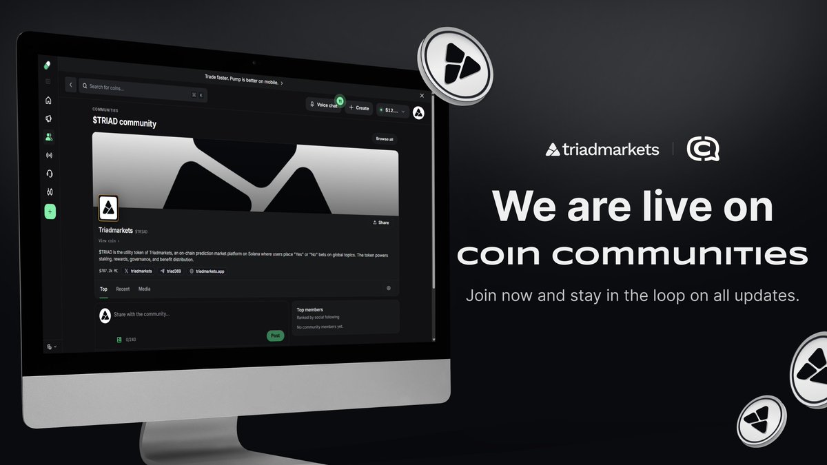 triadmarkets's tweet photo. Some updates will be directed exclusively to @CoinComms https://t.co/9CNuD9YU89