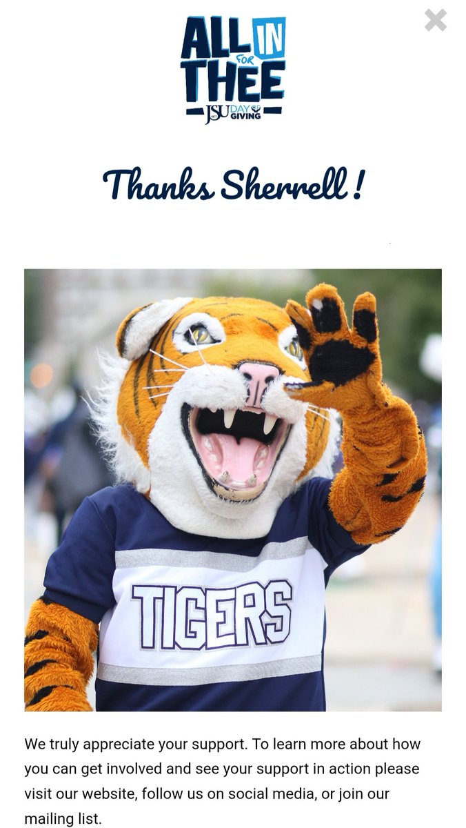 Da_ConceitedREL's tweet photo. When I speak about Jackson State University, it's not just talk, it's action! Donate if you can; no donation is too small💙 https://t.co/jn8qKNeWOS 

#TheeILove 💙 https://t.co/WtUNYcvws2