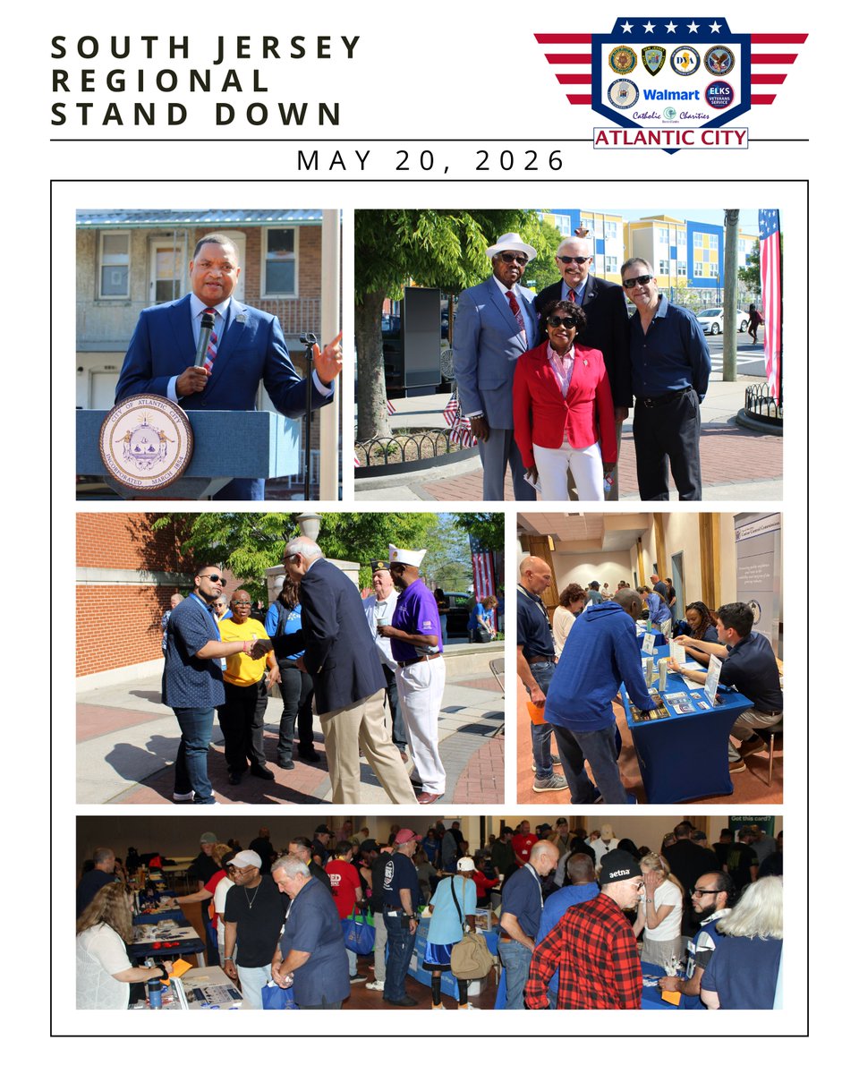 NJCasinoControl's tweet photo. CCC at the South Jersey Regional Stand Down on May 20th at the All Wars Memorial Building in Atlantic City. https://t.co/eE7Ps7TYiI