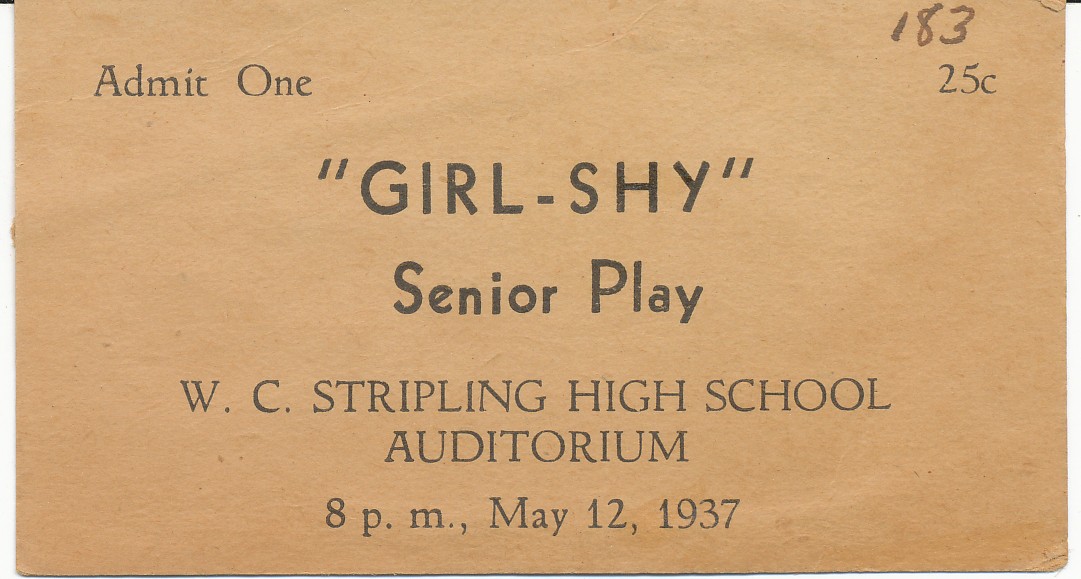 Hmhill2001Max's tweet photo. My mother's-Mary Lillian Obeidin-- playbill from a play she was an actor.   I wonder if she played her character in blackface? https://t.co/NvwpN1rMnp